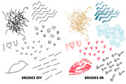 135 Vector Brushes for Illustrator, a Brush Add-On by Struvictory.art (Thumbnail 4 of 7)