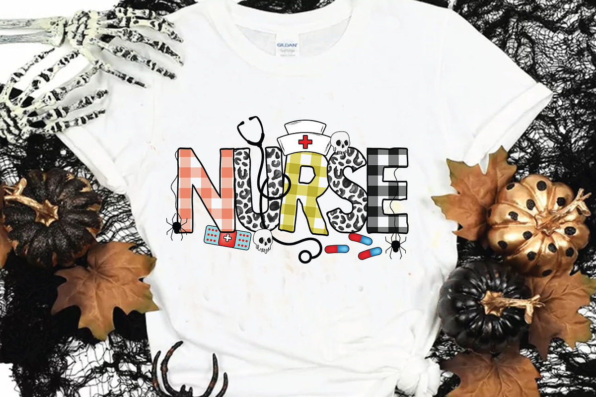 Halloween Nurse Sublimation Bundle, a Graphic by craftartstudio (Photo 7 of 7)