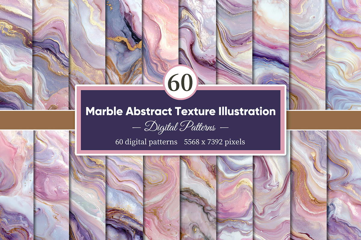 Marble Abstract Texture Illustration, a Decorative Illustration by Housui Patterns (Photo 1 of 9)