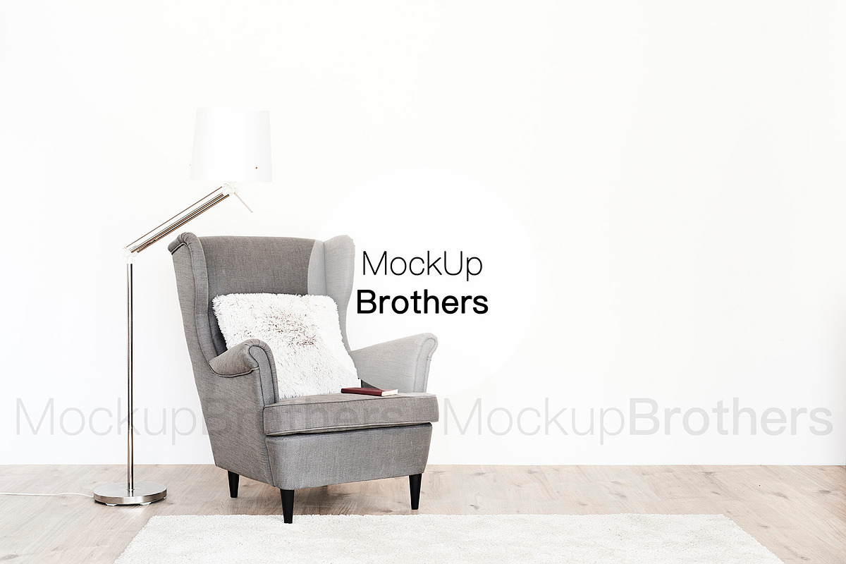 Livingroom mockup home mock-up 29, a Print Template by MockUpBrothers (Photo 1 of 5)