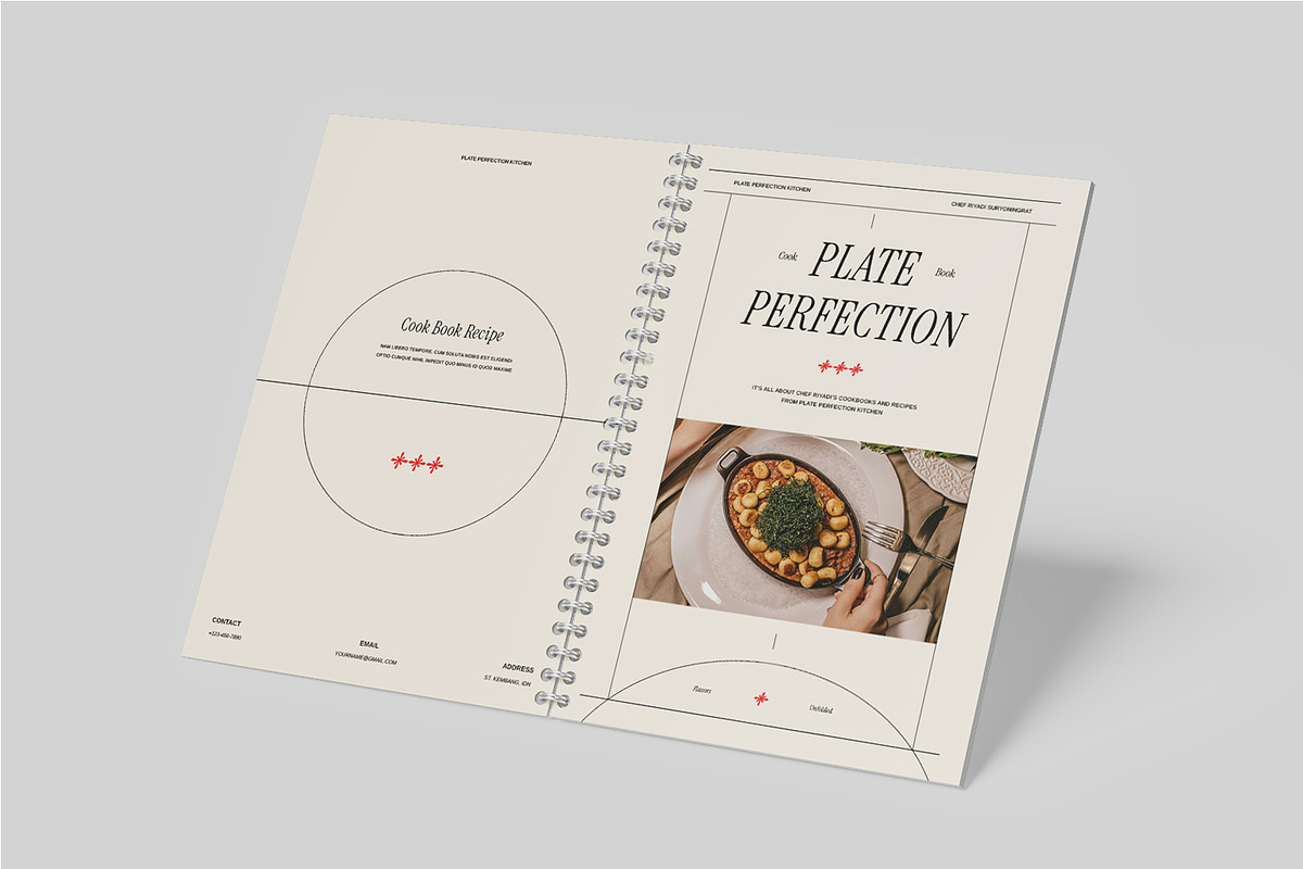 Aesthetic CookBook / Recipe Template, a Magazine Template by TMint Play (Photo 10 of 10)