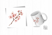 Graceful Cherry Blossoms aesthetic, a Decorative Illustration by ikarifq shop (Thumbnail 2 of 4)