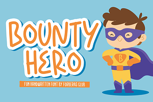 Bounty Hero Handwritten Font