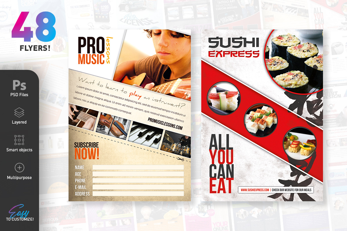 Essential Business Flyer Mega Bundle, a Flyer Template by Reclameworks (Photo 7 of 25)