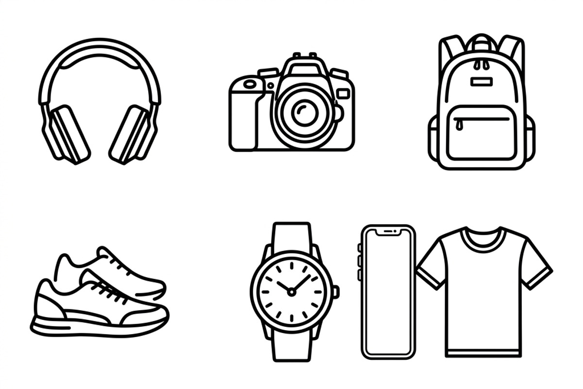 Online Marketplace Seller Icon Set, an Outline Icon by adenpinkstore (Photo 3 of 8)