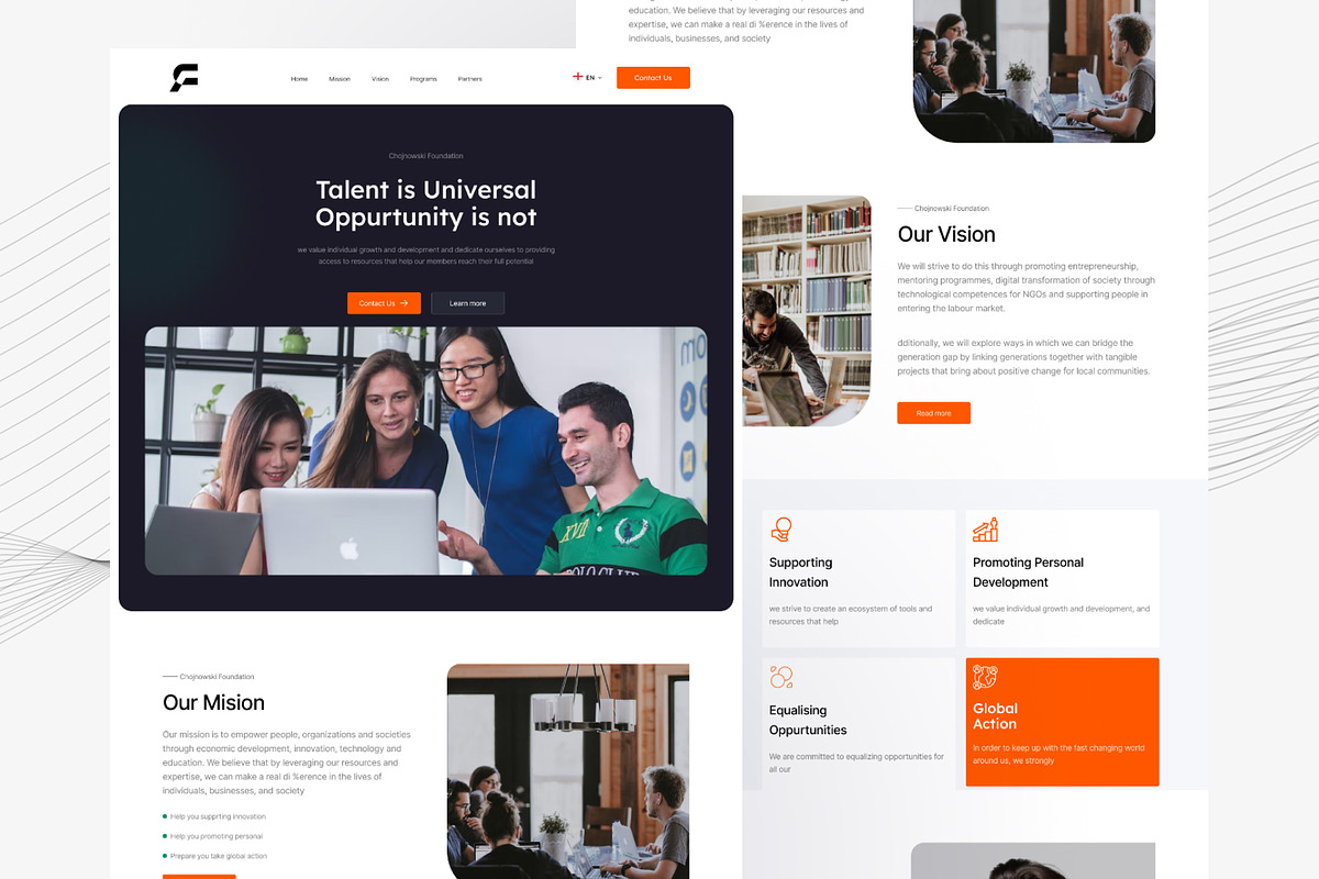 Mars - (Bundle) Landing Page UI Kit, an UI Kit Template by mz-studio (Photo 4 of 7)