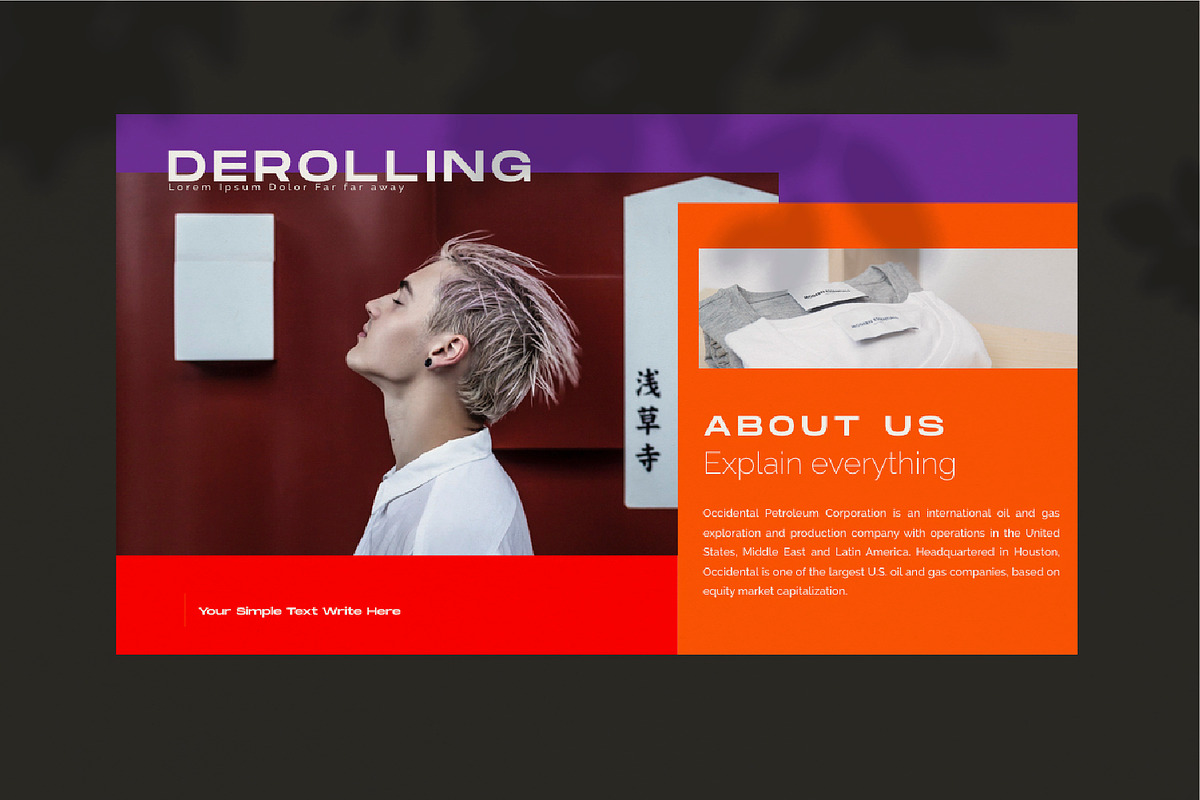 DEROLL - XURBBAN Powerpoint, a Presentation Template by Dirtytemp Studio (Photo 10 of 11)