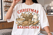 Christmas Cookie Baking Crew Png, a Seasonal Illustration by Libby Wishes (Thumbnail 1 of 4)