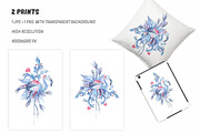 Frosty Tropics - HQ watercolor set, an Illustration by kisikoida (Thumbnail 5 of 6)