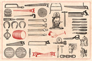 120 Vintage Tools & Craft, an Illustration by Brigantine Designs (Thumbnail 6 of 7)