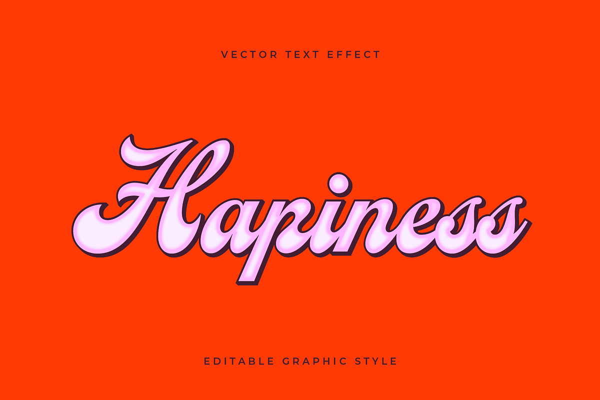 Gloss Script Text Effect