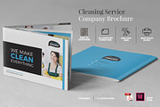 Cleaning Service Company Brochure A5, a Brochure Template by Rahardi Creative (Thumbnail 1 of 9)