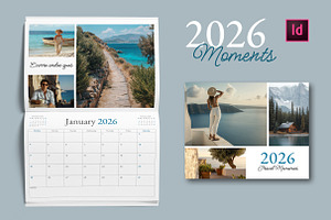 Calendar with Photo Collage Layout, a Brochure Template by R-studio