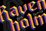 Ravenholm family, a Blackletter Font by NREY (Thumbnail 2 of 7)