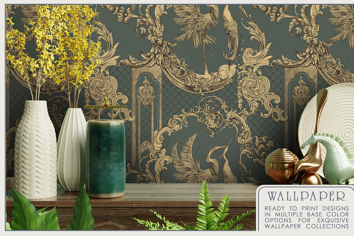 Fresco collection Baroque mural, a Wallpaper Graphic by Natalia0307 (Photo 12 of 18)