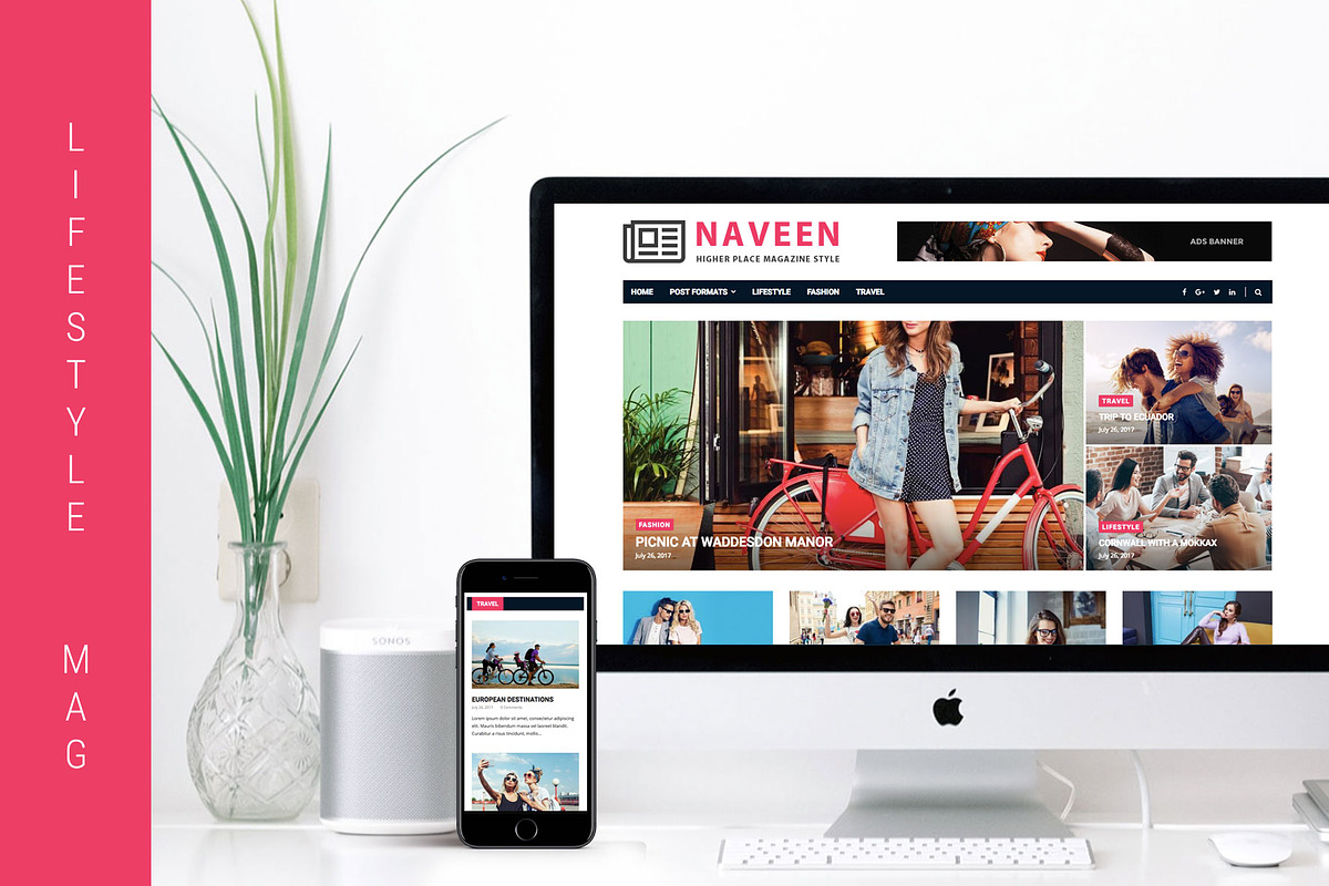 Naveen - Lifestyle WordPress Theme, a WordPress Template by EasyBlog Themes (Photo 2 of 4)