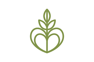 botanical love line logo design, a Branding & Logo Template by devastd
