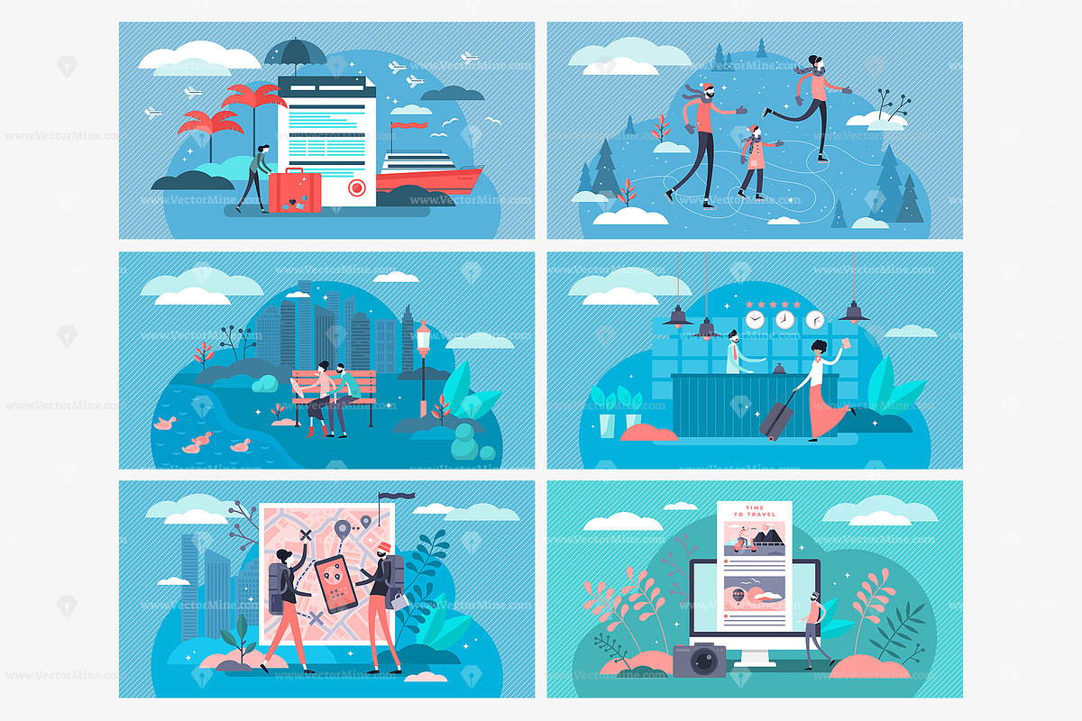 24 Holidays And Travel V1 Concepts, a Person Illustration by VectorMine (Photo 4 of 9)