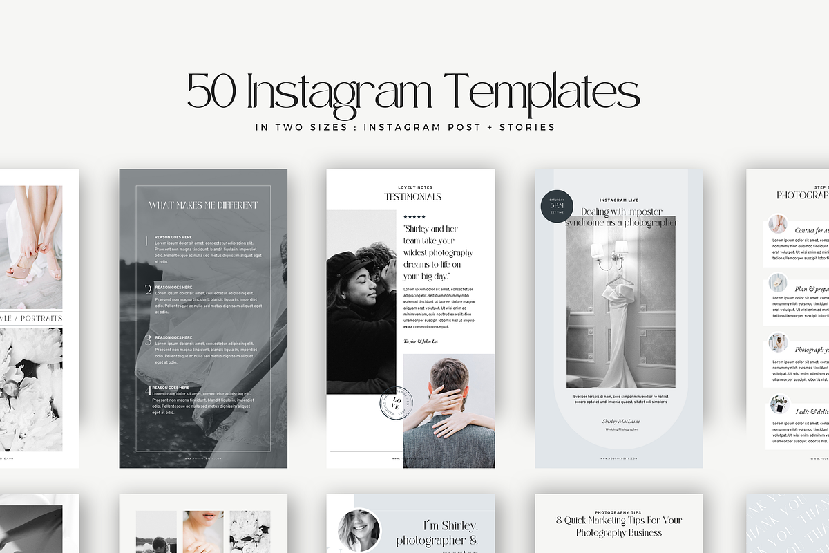 Canva Photography Instagram Shirley, a Social Media Template by Lovely Confetti (Photo 5 of 7)