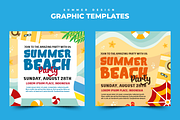 Summer Set Graphic Design V34, a Poster Template by twinstd (Thumbnail 5 of 6)