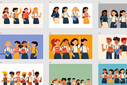 back to school character background, a Person Illustration by foxndeer (Thumbnail 3 of 3)