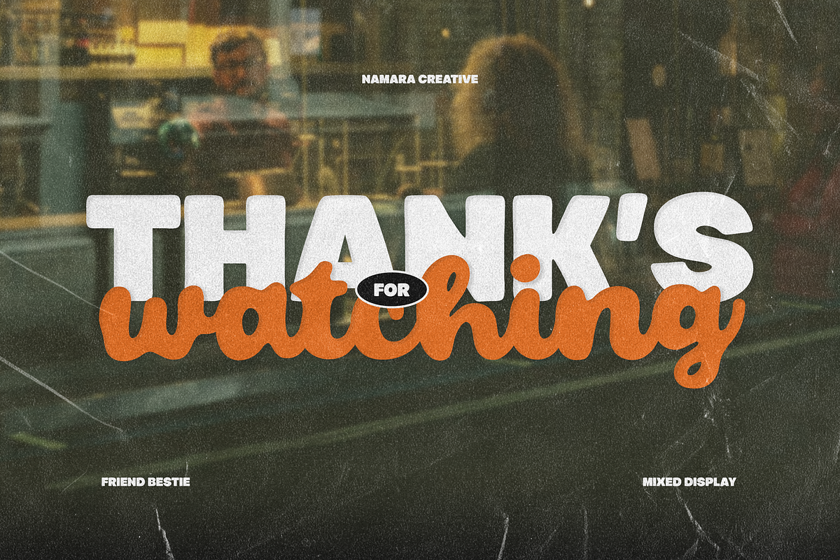 Friend Bestie - Playful Mixed Font, a Sans Serif Font by Namara Creative Studio (Photo 12 of 12)