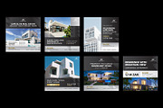 Real Estate Instagram Post Templates, a Social Media Template by Bornx Design (Thumbnail 2 of 7)