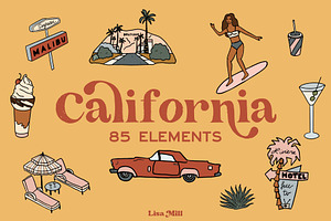 California Graphic Bundle, a Person Illustration by Lisa Mill