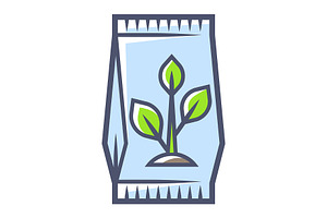 Package of seeds for sowing., an Object Graphic by incomible