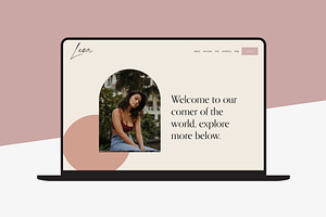 Squarespace 7.1 Template: Leon
