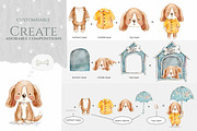 Life of a Dog Watercolour Collection, an Animal Illustration by Jen Digital Art (Thumbnail 4 of 6)