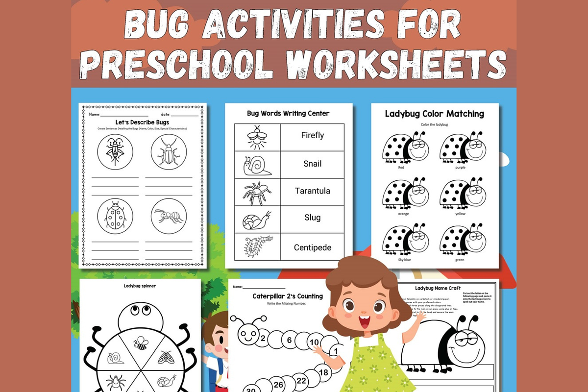 Bug Activities for Preschool, an Education Illustration by Sourcedigi (Photo 1 of 3)