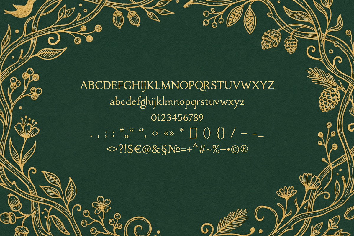 Jessie Buckley Font, a Serif Font by gafaroff studio (Photo 5 of 5)