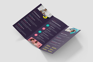 The Resume Brochure Trifold Canva