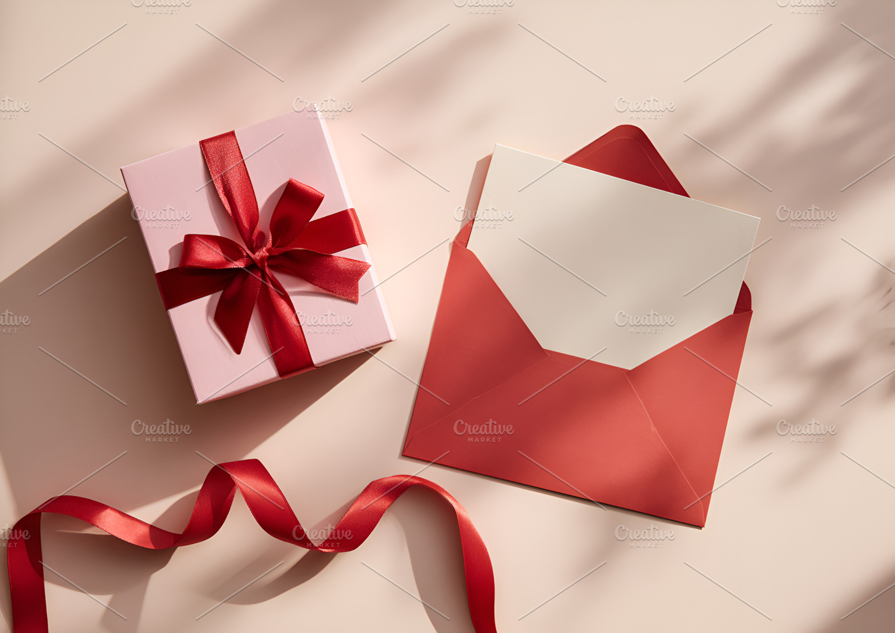 Valentine's day Card Mockup, a Holiday Photo by MilaCreator