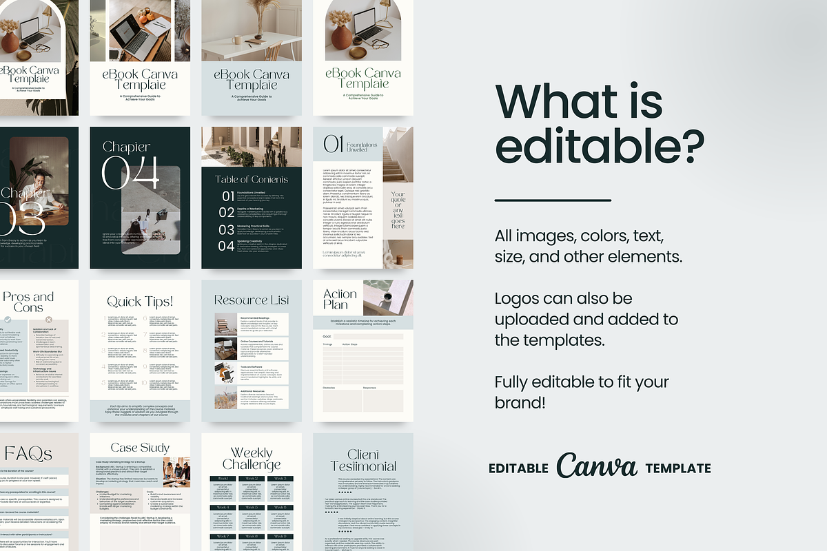 Workbook, Ebook, Canva Template, a Marketing Template by Studio B | Canva Template (Photo 4 of 6)