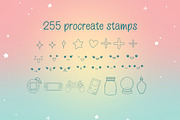 250+ Procreate kawaii flower stamps, a Brush Add-On by laura.design (Thumbnail 5 of 7)