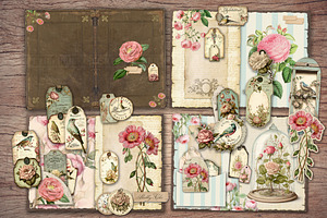 Shabby Chic Scrapbook Kit