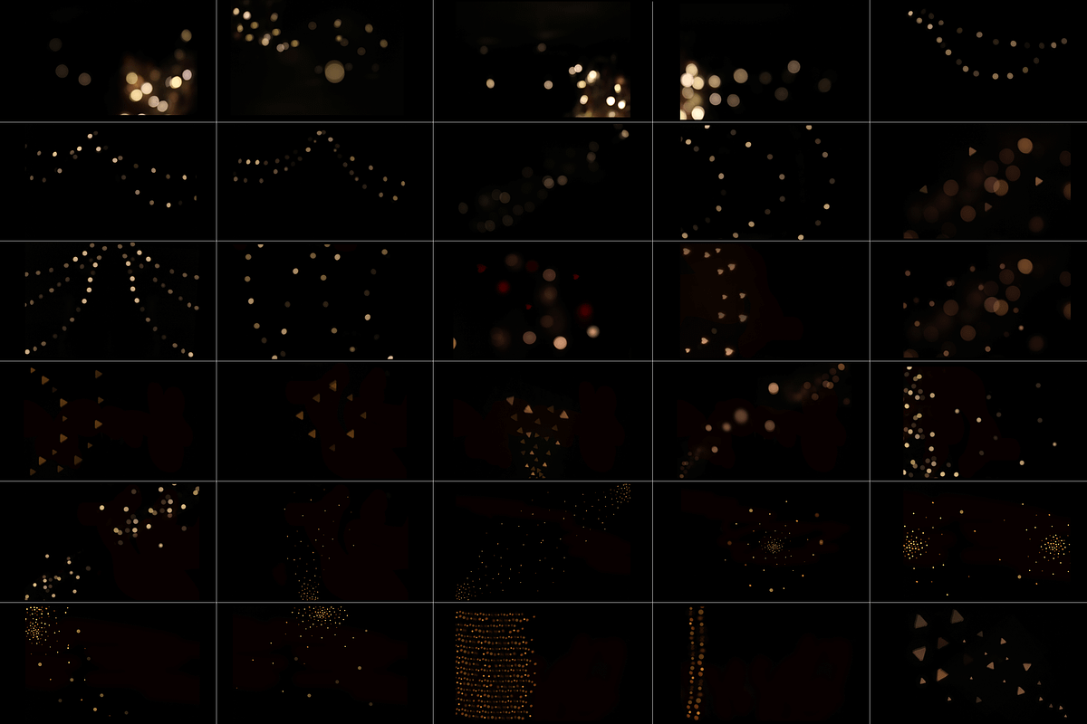 59 Golden Glamour Bokeh Lights, a Graphic by 3Motional (Photo 12 of 12)