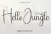 Hello Jungle, a Handwritten Font by FreshTypeINK (Thumbnail 1 of 8)