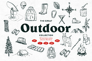 Outdoor Camping vector Illustrations, a Decorative Illustration by dicreate (Thumbnail 1 of 16)