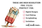 Patriotic Ice-Cream PNG Clipart, an Illustration by OK Design (Thumbnail 4 of 6)