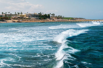 Sea beach.