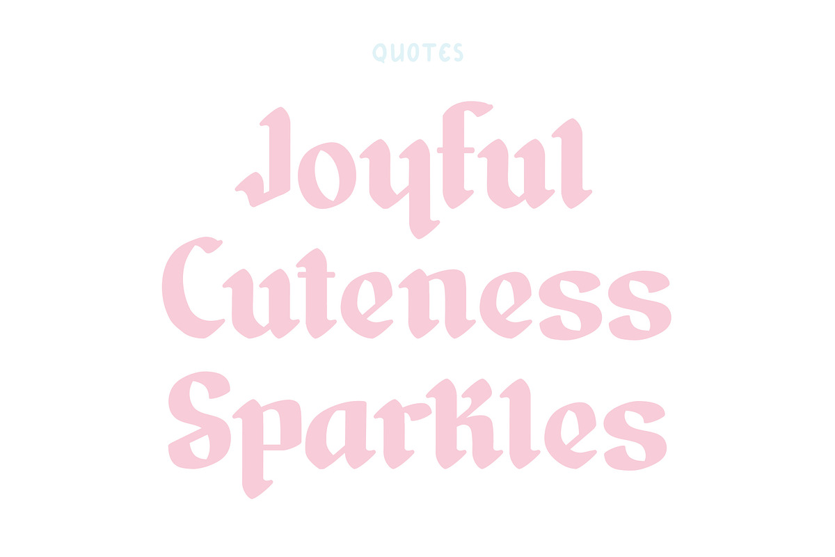 Messy Bun - Blackletter Font, a Blackletter Font by ariodsgn (Photo 5 of 9)
