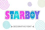 PopStar - Pop Star Font Type, a Font by KiddoGlyphs Studio (Thumbnail 2 of 3)