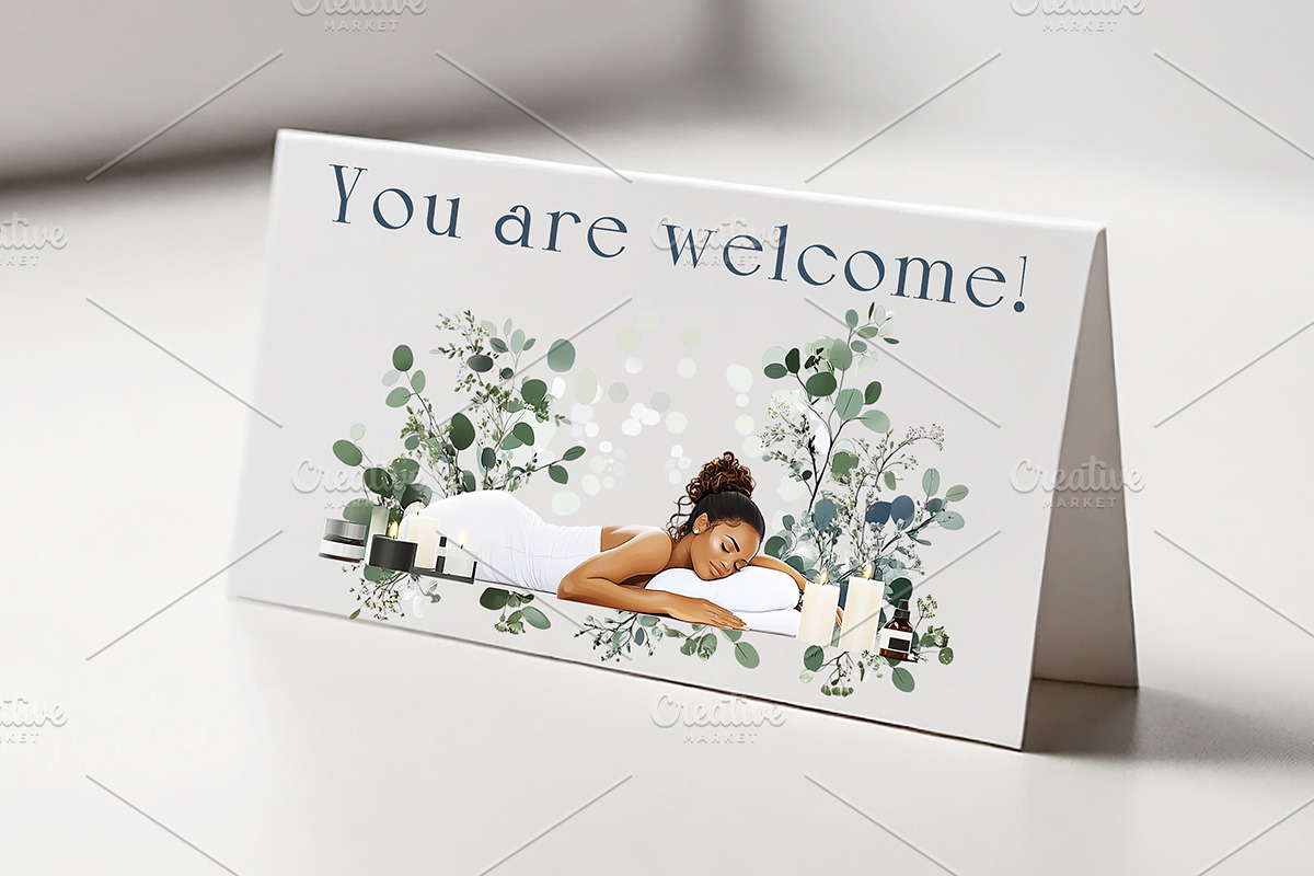 Eucalyptus Spa Salon Clipart, a Healthcare Illustration by GalaDesign03 (Photo 5 of 5)