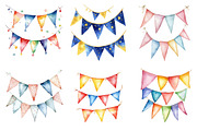 Banner Bunting Birthday Party PNG, an Illustration by SinaCreation (Thumbnail 4 of 5)