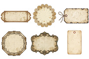 Vintage Tags Labels Junk Journal Kit, an Illustration by GatewayDesign (Thumbnail 2 of 6)