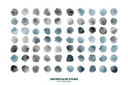 Huge set watercolor vector stains, a Texture Graphic by Ibrin's Shop (Thumbnail 2 of 14)