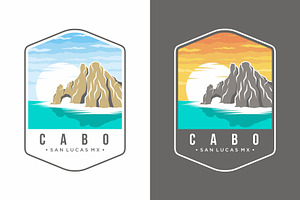 Cabo San Lucas Emblem Logo